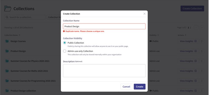 How Do I Create a Collection?
